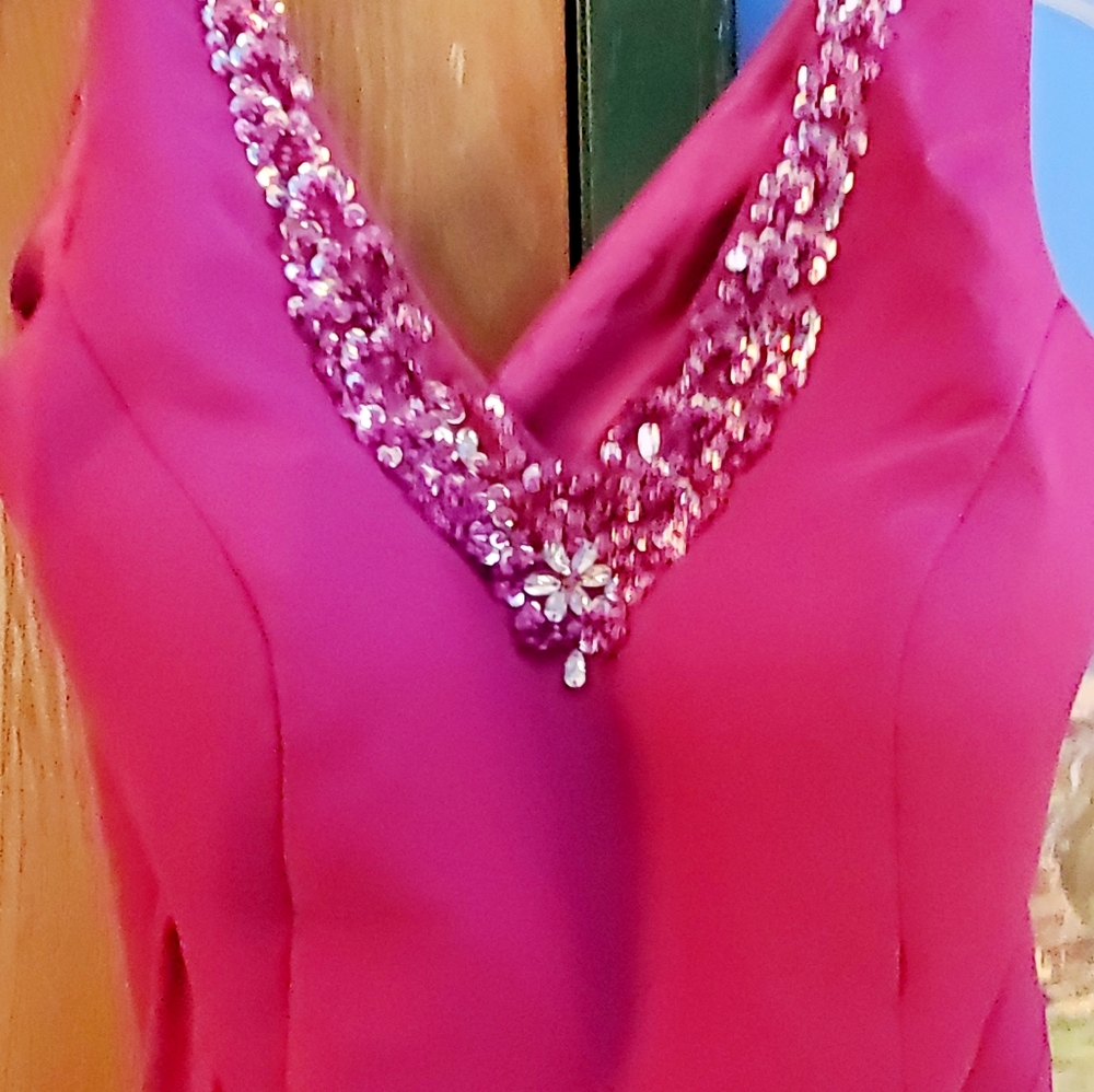 Gorgeous Orchid Asymmetrical Dress Party/ Formal Dress